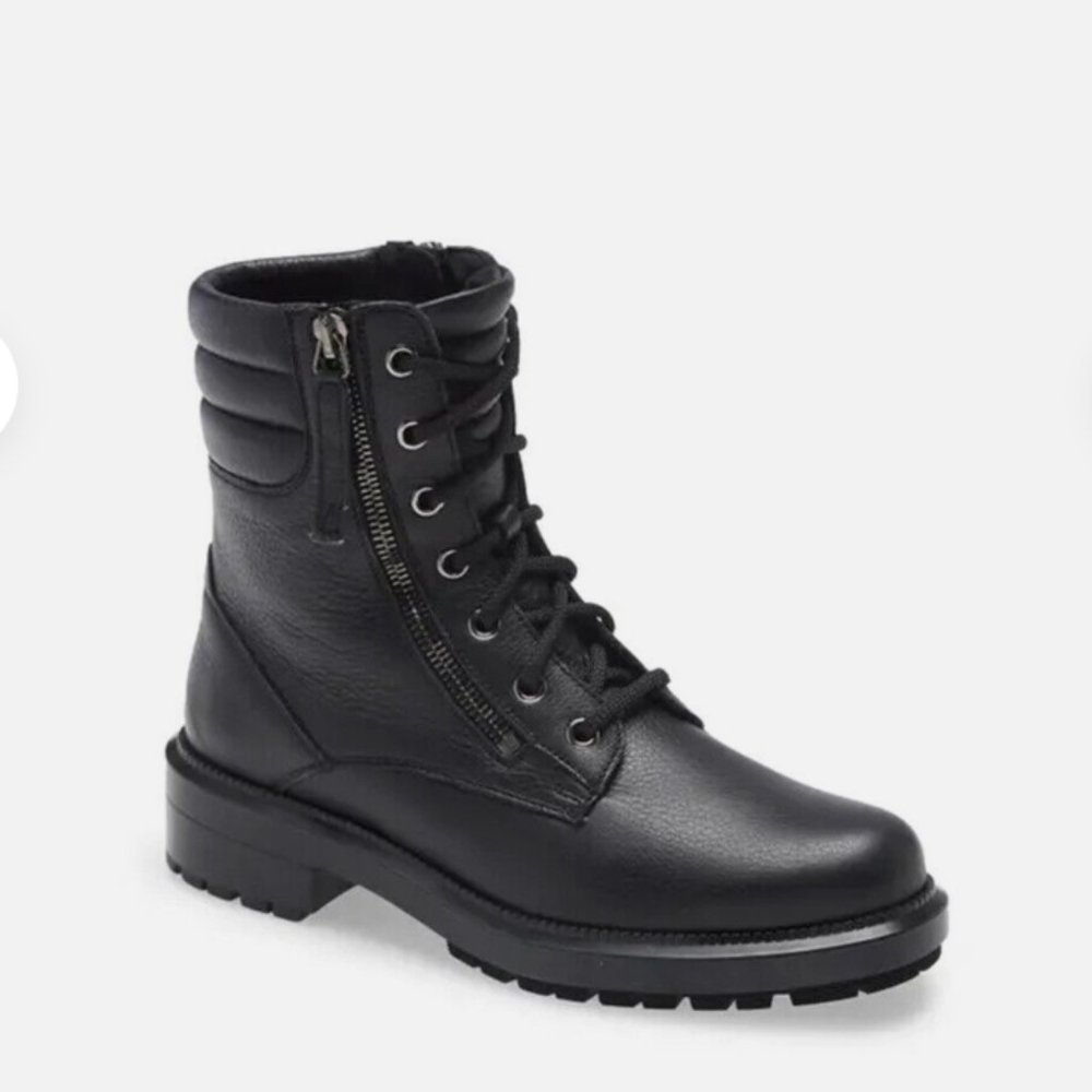 Aquatalia Women's Laila Water Resistant Bootie Black Sz 8.5